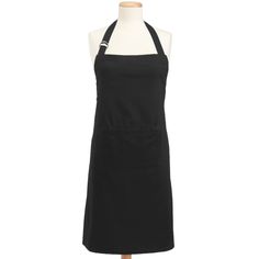 a black apron on a mannequin