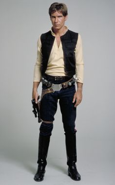 Han Solo Cosplay, Han Solo Costume, Star Wars Halloween, Solo Costume, Black Halloween Dress, Star Wars Costumes, Han Solo, Famous Stars