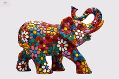 Flower Colores Elephant statue made with marble dust and with enamel. It's the best collection in Spain. Elephant Statue Flower Colors made with marble powder and enamel. It is the best collection in Spain. Statue d'éléphant Flower Colors réalisée avec de la poussière de marbre et de l'émail. C'est la meilleure collection d'Espagne. CAREFUL: It is important to care for the sculpture to ensure that it retains its value and continues to maintain its initial appearance. * Use a soft, dry cloth to w Flower Colors, Elephant Statue, Objet D'art, Art Object, Colorful Flowers, Sculpture Art, Take Care, Dinosaur Stuffed Animal, Lion Sculpture