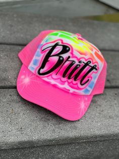 Our personalized trucker caps make a great gift for a party or special occasion. We can airbrush your hat with your name or up to a few words. They look great and stand out for just about anything. Airbrush Hat, Custom Airbrushing, Airbrush Art, Louisville Ky, Trucker Cap, Caps Hats, Trucker Hat, Accessories Hats, Special Occasion