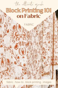 the ultimate guide to block printing on fabric