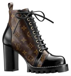 Monogram Boots, Louis Vuitton Shoes Heels, Lace Ankle Boots, Star Boots, Dr Shoes, Desert Boot, Louis Vuitton Boots, Michelle Williams, Louis Vuitton Shoes