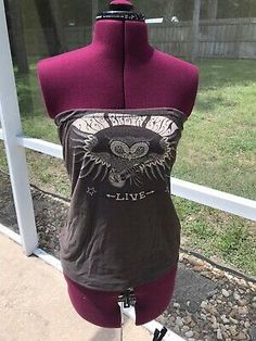 Zac Brown Band 2012 Tour Strapless Tube Top Shirt sizeS/M  | eBay Grunge Tube Top, Vintage Summer Tops For Concert, Vintage Tops For Summer Concerts, Punk Style Cotton Tops For Festival, Punk Style Cotton Festival Tops, Alternative Style Summer Festival Tops, Alternative Cotton Tops For Festival, Alternative Style Tops For Summer Festivals, Alternative Cotton Tops For Festivals