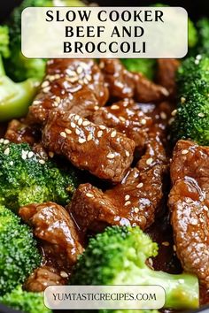 Enjoy the perfect balance of tender beef and fresh broccoli in a rich, savory sauce. This slow cooker beef and broccoli recipe is ideal for busy weeknights, offering all the flavor of your favorite takeout with minimal effort. Try it today!  #EasyDinner #SlowCookerRecipes #HealthyMeals #AsianInspired #QuickAndDelicious Slow Cooker Mongolian Beef And Broccoli, Keto Recipes For Crockpot, Beef And Broccoli Recipe Crockpot, Beef With Broccoli Recipe Crockpot, Crockpot Beef And Broccoli Healthy, Crockpot Broccoli Beef Slow Cooker, Chinese Beef And Broccoli Crock Pot, Beef And Broccoli In Crockpot, Beef Tips And Broccoli Crock Pots