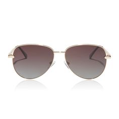 these sunglasses are a part of les do makeup x dime. serving aviator realness in these iconic and affordable sunnies. rock a glam update on this breezy retro fave as vintage vibes meet modern energy in perfectly sweet rimless frames. perfectly instagram-ready to slay every single #ootd. feat. polarized lenses for 100% uv blockage.  the fit: mid  the shape: aviator  the specs: 59mm-15mm-145mm  the lenses: polarized, 100% uv  the type: sunglasses  includes: soft microfiber pouch Les Do Makeup, Rimless Frames, Style Sunglasses, Aviator Style, Brown Gradient, Denim Shoes, Rock A, After Party, Polarized Lenses