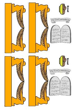 Download free Ark of the Covenant and 10 Commandment Tablet for children ministry lesson Ark Of The Covenant Craft For Kids, Ark Of The Covenant Craft, Ark Covenant, Ark Of Covenant, Awana Crafts, Kids Ministry Lessons, Diy Felt Board, Ark Craft