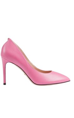 Gucci Pink Leather Stiletto Pump | Runway Catalog Chevron Jewelry, Gucci Pink, Minimalist Silhouette, Pink Pumps, Favorite Boots, Dior Shoes, Shoes Flats Sandals, Stiletto Pumps, Boots And Sneakers