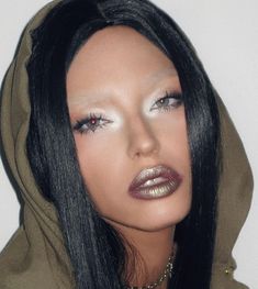 Alien Make-up, Punk Makeup, Runway Makeup, Edgy Makeup