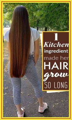 Grow Thick Long Hair, Hair Growing Tips, Grow Long Hair, Healthy Natural Hair, Beauty Tips For Hair, Grow Hair Faster, Hair Growth Faster, Hair Remedies