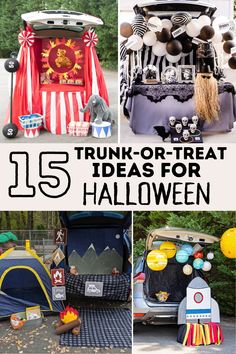 trunk - or - treat ideas for halloween