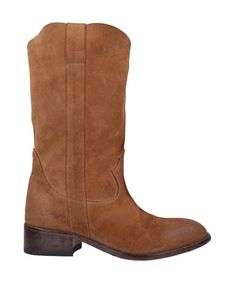 Leather Suede effect No appliqués Solid color Leather lining Round toeline Square heel Leather/rubber sole Contains non-textile parts of animal origin Large sized Womens Knee Boots, Brown Boots, Western Boots, Knee Boots, Cowboy Boots, Soft Leather, Rubber Sole, Clothing And Shoes, Womens Boots