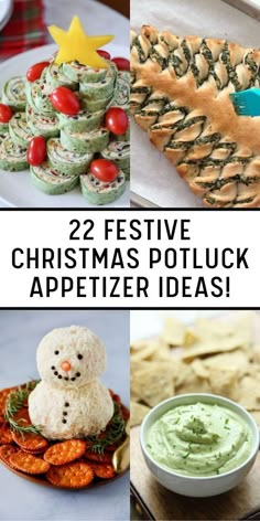 Holiday potluck appetizers! Colorful, flavorful bites that wow guests and are easy to prep. What To Bring For Christmas Dinner, Festive Meal Ideas, What To Bring To A Christmas Party, Snack To Bring To Party, Apps To Bring To A Party, Potluck Dips Easy, Side Dishes To Bring To A Party, Easy Holiday Potluck Ideas, Appetizer To Bring To Party