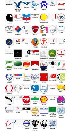 many different logos and their meanings