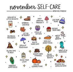 Take time for yourself this November with simple self-care practices that promote relaxation and well-being. #NovemberSelfCare #FallWellness #SelfCareTips #CozySeason #MindfulLiving November Self Care, September Self Care, Self Care September, Fall Mood Board, Shine Your Light, To Be Kind, New Friendship, Be Unique, Self Care Activities