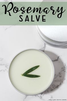 Packed with ingredients that are able to help in moisturising and healing the skin, this Rosemary Salve, is a lovely, fragrant and soothing salve. Plant Healing, Rosemary Salve Recipe, Antifungal Salve Recipe, Botanical Recipes, Salves And Balms, Balms And Salves, Diy Salves And Balms, Things To Do With Rosemary