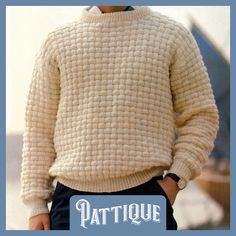 Men's Stylish Patterned Winter Jumper Knitting Pattern Round Ribbed Neck Sweater Sizes: 34" - 46" DK HQ PDF - Instant Download! This charming retro vintage knitting pattern has been lovingly digitally remastered to preserve its timeless appeal. Perfect for knitting enthusiasts who appreciate classic designs, it has been carefully restored to ensure clarity and ease of use. The pages have been resized to A4 at 300 dpi - great for printing at home. To view the materials required please see photos. Winter Jumpers, Sweater Knitting Pattern, Jumper Knitting Pattern, Patterned Sweater, Vintage Knitting Patterns, Sweater Knitting Patterns, Pattern Sweater, Vintage Knitting, Sweater Pattern