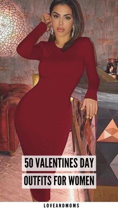 Valentines Day Outfits For Women, Aesthetic Valentines, Bodycon Outfits