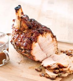 Fresh Ham Recipe, Cook Ham, Ham Shank, Fresh Ham, Hot Cross Bun, Crock Pot Recipes, America's Test Kitchen Recipes, Slow Roast, Ham Recipes