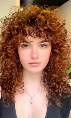 Curly Shag, 80s Hair, Cut My Hair, Ginger Hair, Hair Inspo, Red Hair, Curly Hair, Ginger