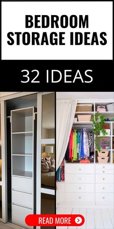 bedroom storage ideas for small spaces that are easy to do with the space saving system