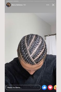 Short Braided Styles For Men, Corn Row Hairstyles Men, Braids Temp Fade, French Braid On Men, Men Cainrow Hairstyles, Braid Cornrow Hairstyles Men, Mens Hairstyles With Braids, Guys Hairstyles Braids, Male Hair Braiding Styles