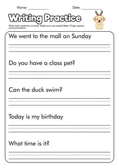 First Grade Handwriting Practice Worksheets Writing Practice Worksheets 1st Grades, 1st Grade Handwriting Practice, First Grade Handwriting, English Writing Practice, Spelling Practice Worksheets, Learn To Write Cursive