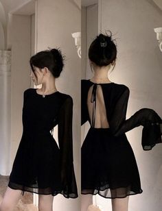 Tomboy Suit, Fashion Teenage School, Stunning Prom Dresses, Fashion Top Outfits, Sophisticated Outfits, Elegant Midi Dresses, Black Dress Outfits, Outfit Inspo Casual, Korean Fashion Trends