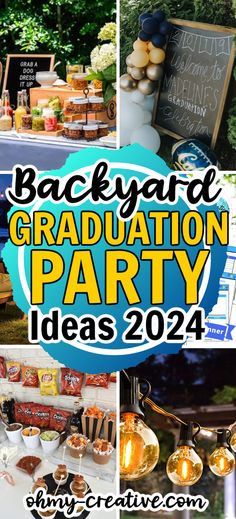 back yard graduation party ideas for kids