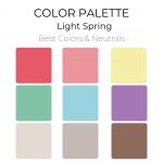 How to Know if you are a Spring – Color Analysis to the Rescue! | Color Curate Light Spring Drugstore Makeup, Light Spring Color Palette Jewelry, Light Spring Outfits, Light Spring Eyeshadow Palette, Light Spring Fabric Swatches, Light Spring Palette, Light Spring Color Palette, Light Spring Colors