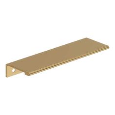 an image of a brass plated shelf on white background with clipping for text