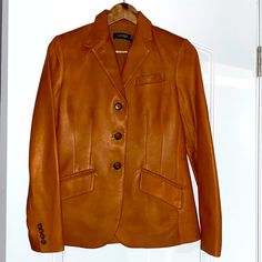 Lauren Ralph Lauren Lambskin Jacket, Tan/Brown, Brand New With Tag. Size 2. No Scratches Or Odor. In Perfect New Condition. A Little Big For Me. Cognac Long Sleeve Outerwear For Work, Designer Fitted Brown Leather Jacket, Fitted Designer Brown Leather Jacket, Classic Cognac Outerwear For Work, Fitted Cognac Outerwear For Work, Designer Fitted Brown Outerwear, Cognac Leather Jacket For Fall Workwear, Designer Brown Leather Jacket For Work, Designer Brown Blazer For Work