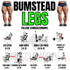 the dumbstead legs workout poster shows how to use them for strength and bodybuilding