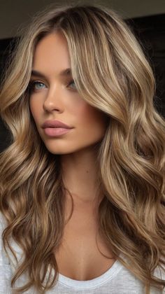 Short Bob Hairstyles Warm Bronde Balayage, Brown Hair Colors With Blonde, Hair Colors With Blonde, Balayage Inspiration, Blonde Brown Hair Color, Brown Hair Color With Blonde Highlights, Warm Bronde, Natural Dark Blonde, Dreamy Hair