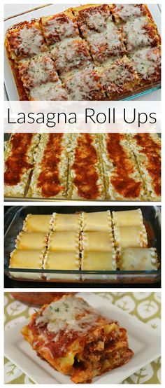 lasagna rolls with cheese and sauce on them