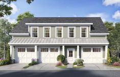 this is an artist's rendering of these garage plans