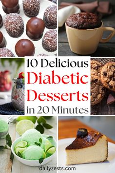 Discover 10 quick and easy diabetic dessert recipes that are low-carb, sugar-free, and delicious. From chocolate fudge to healthy sweet treats, these recipes are perfect for anyone looking for diabetic-friendly options. Healthy Sweet Treats, Sugar Free Desserts, Chocolate Fudge, Free Desserts, Fudge, Sugar Free, Sweet Treats, Low Carb, Dessert Recipes