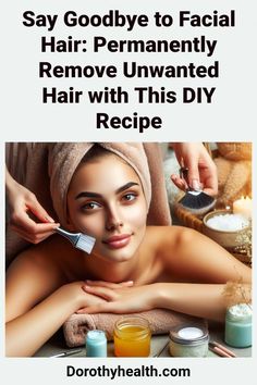 Natural Hair Removal, Remove Unwanted Hair, Homemade Facial Mask, Homemade Facials, Wax Strips, Diy Recipe