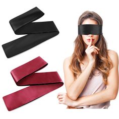 PRICES MAY VARY. 【Package Included】you will get 2 pieces of satin blindfolds in 2 different colors, including wine red, black. enough quantity for your daily use and replacement. 【Comfortable&Soft】Blindfold mask is made of soft and smooth satin, lightweight to keep pressure on your eyes, which can bring you a nice wearing experience. 【Suitable Size】Length is 150cm/59inch, width 7cm/2.75inch,enough length for you to use. One size fits all. you can adjust it to a comfortable size according to your Satin Eye Mask, Eye Mask Sleep, Couple Sleeping, Sleep Eye, Eye Cover, Night Sleep, Sleep Mask, Wine Red, Black Satin