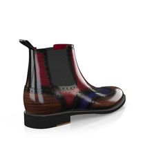 Multicolor Leather Boots, Multicolor Leather Boots With Rubber Sole, Red Wingtip Boots With Leather Sole, Luxury Boots, Walking On Clouds, Chelsea Boots Men, Urban Wear, Mens Shoes Boots, Green Shoes