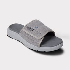 Product Description: Embrace simplicity with the Gill LâMO-LITE slide sandal. The perfect choice for stylish and comfortable spring and summer footwear. Plus, it includes a hook & loop closure so you can adjust the fit as needed. You'll be hard-pressed to find a more comfortable and durable sandal thanks to our LâMO-LITE EVA outsole. Don't believe us? That's why all of our footwear with LâMO-LITE outsoles has a 30-day comfort guarantee! Our entire LâMO-LITE collection is ultra lightweight an Comfortable Lightweight Slip-on Sport Sandals, Ortholite Insole Slip-on Sport Sandals For Summer, Comfortable Gray Slip-on Flip Flops, Casual Slide Footbed Sandals With Ortholite Insole, Comfortable Lightweight Open Toe Slippers, Comfortable Slip-on Slides With Ortholite Insole, Comfortable Slides With Ortholite Insole, Comfortable Gray Sandals For Summer, Ortholite Slide Sport Sandals For Vacation