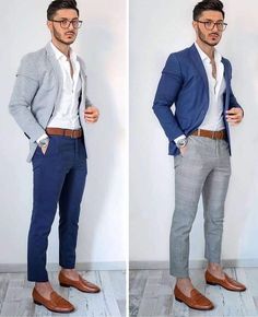 Men Fashion Dress, Men Fashion 2020, Stylish Mens Suits, Blazer Outfits Men, Mens Fashion Blazer