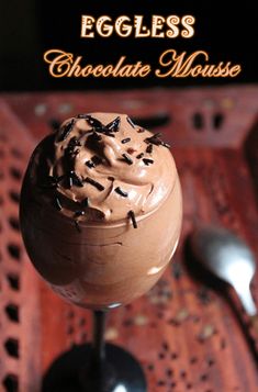 Dark Chocolate Mousse Recipe, Eggless Chocolate Mousse, Cup Desserts, Dessert Mousse, Dark Chocolate Mousse, Egg Allergy, Chocolate Mousse Cake