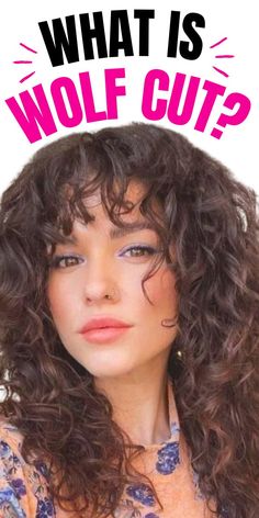 Discover the versatility of the wolf cut hairstyle, a blend of 80s mullet and 70s shag, perfect for curly and straight hair. Learn styling tips and more! Med Length Wolf Cut Hair, Shaggy Wolfcut Curly Hair, Shoulder Length Edgy Haircut, Shoulder Length Hair Wolfcut, Long Curly Hair With Bangs And Layers, Shaggy Wolfcut Medium Hair, Wolf Cut Hair Medium Length, Wolf Cut Hair Curly, Curly Wolf Cut With Bangs