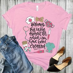 a t - shirt with the words, perhaps it's ladies who have been created