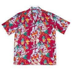 Wild parrots red hawaiian rayon shirt Aloha Dress, Hawaiian Print Shirts, Aloha Print, Hawaii Outfits, Matching Patterns, Hawaii Usa, Summer Fashion Beach, Vintage Hawaiian Shirts, Rayon Shirt