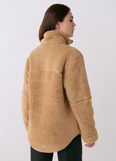 This sherpa jacket is a sure thing. Elevate your lounge look with the hyper-relaxed silhouette of this full-zip. Perfect for everyday layering, this ultra-soft athleisure piece takes cozy to a new level. Sweater Jackets, Teddy Sweater, Sure Thing, Lounge Looks, Sherpa Jacket, Stay Cozy, Zip Jacket, Sweater Jacket, Athleisure