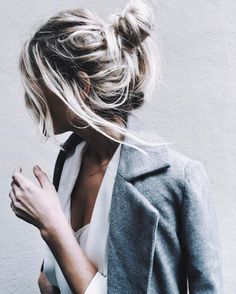 Messy Buns, Pinterest Hair, Blonde Color, 인물 사진