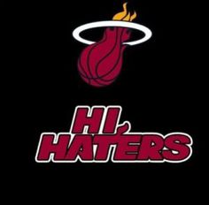 the miami heaters logo on a black background