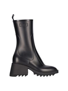 100% Rubber, 100% Rubber-100% Rubber Chloe Boots, Black Knee Boots, Shop Boots, Black Pvc, Feminine Chic, Black Knees, French Chic, Rain Boot, Sneaker Wedge