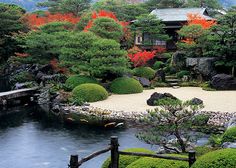 Zen Gardens & Asian Garden Ideas (68 images) Zen, Trees